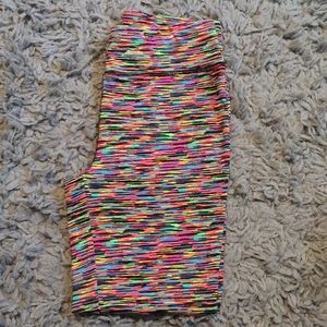 Multicolor workout pants size XS
